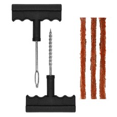 월드크린 타이어 펑크 수리 키트 3종 세트, 혼합색상, 1세트