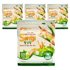 타이키 물없이 싸먹는 월남쌈 라이스페이퍼 사각 16cm, 4개, 120g