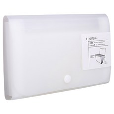 투데이리빙 아코디언 현금 저축 바인더 CD_OOS_AL092W, 화이트, 1개