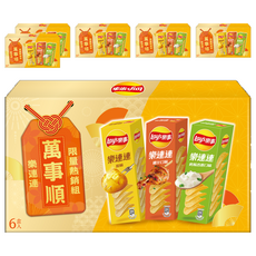 Lay's 樂事 樂連連洋芋片限量熱銷組, 360g, 6組