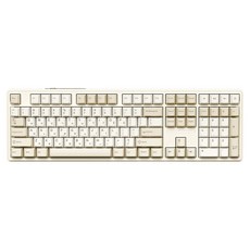 COX 핑거프로텍터 3모드 기계식 유무선 키보드, 덕킹축, CPL108, 더스티 베이지