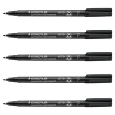 STAEDTLER 施德樓 多用途油性筆 318 F, 黑色, 5個