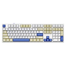 COX 핑거프로텍터 3모드 기계식 유무선 키보드, 오렌지축, CPL108, 브리지 블루