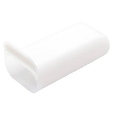 맙소샵 데스크탑 모니터 아래 책상옆 접착식 포켓 펜홀더 11 x 5.5 cm BRP2712, 화이트롱, 1개
