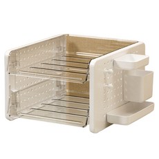 Mabso Shop 辦公室桌面整理收納盒 27.5 x 33 x 19.5 cm BRP2759, 2層, 1個