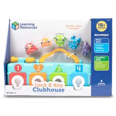 Learning Resources 鎖具遊戲俱樂部 LER9807, 1個, 混合顏色