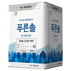 제비스코 푸른솔 1급 발수 페인트, 화이트, 17.5L, 1개