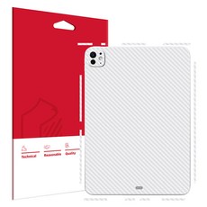 스코코 유니스킨 후면 전신 외부보호필름 세트, 카본 클리어, 1세트