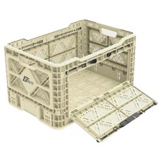 BIGANT 前開式折疊箱 48L, 象牙白, 1個