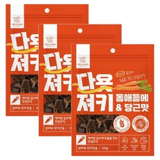 웰썸 반려동물 다욧 져키, 100g, 3개, 당근