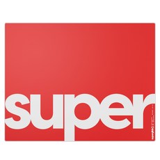 pulsar Superglide 3 玻璃滑鼠墊 Type-S L, 紅色, 1個