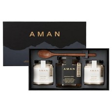 AMAN PREMIUM TEA 頂級禮品山蜜 500g + 白蜜 250g x 2入組, 1套