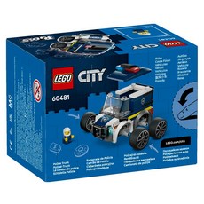 LEGO 60481 城市系列 警用卡車 Rides Police Truck, 混和顏色, 1個