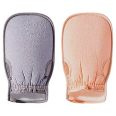 꾸지 부드럽게 잘 벗겨지는 때타올 장갑 2종 세트, 핑크,퍼플, 1세트