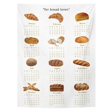 제이브 2026년 달력 패브릭 포스터, 브레드