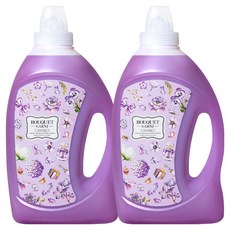 BOUQUET GARNI 深層香氛多合一洗衣精&柔軟精 白麝香, 2個, 1.5L