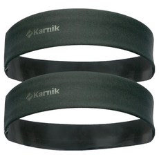 Karnik PROFIT 運動髮帶, 2個, 苔炭灰
