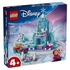 LEGO 迪士尼系列 艾莎的冰雪城堡和雪橇大冒險 Elsa's Ice Castle & Snow Ride Adventure 43281, 混和顏色, 1個