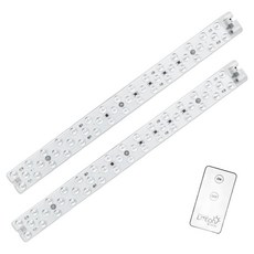 Melliving Light 安定器一體式 LED 改裝燈 纖薄透鏡 30W + 30W 遙控器 無頻閃, 晝光色, 1個