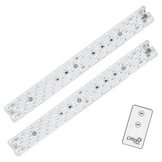 멜리빙 라이트 안정기 일체형 LED 리폼 램프 슬림렌즈 25W + 25W 리모컨 플리커프리, 주백색, 1개