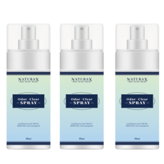 NaturaX 除臭抑菌噴劑隨身瓶, 3個, 50ml