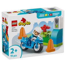 LEGO 得寶系列 藍色警用摩托車 10471, 混和顏色, 1個