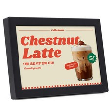 카멜 광고용 클라우드 디지털액자, CPF1010AD, 블랙