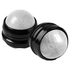 루아즈 핸드형 전신 지압 마사지볼 60 x 63 mm, 2개, 화이트