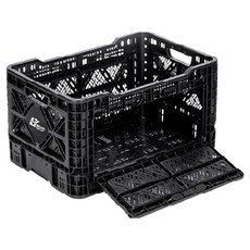 빅앤트 앞문오픈형 폴딩박스, 블랙, 1단, 1개