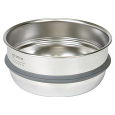 Kitchen-Art 304不鏽鋼無研磨劑矽膠環蒸籠, 1個, 20cm
