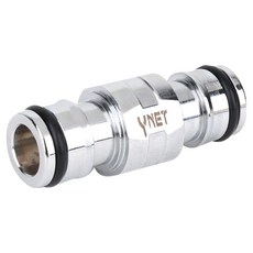 와이넷 물호스 연장용 스마트 양방향 커플링, 1개, 실버