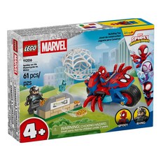LEGO 11206 漫威系列 蜘蛛人騎摩托車大戰犀牛人 Spidey on his Motorcycle vs. Rhino, 混合顏色, 1個
