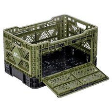 BIGANT 前開式折疊箱, 橄欖綠, 1個