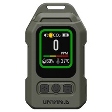 벤딕트 언템드 일산화탄소 이산화탄소 동시 측정 경보기 브리드 UTM-CD2A, 1개, 카키
