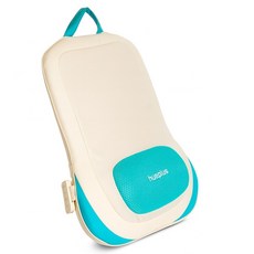 휴플러스 체어형 등 허리 쿠션 마사지기, CORDZERO-B95, 화이트