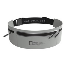 NATIONAL GEOGRAPHIC 國家地理 Running Belt 隨行運動腰包, 灰色, 1個
