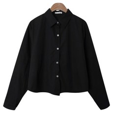 Linda Shop 女款素色微短版彩色襯衫 cpnb3192k52