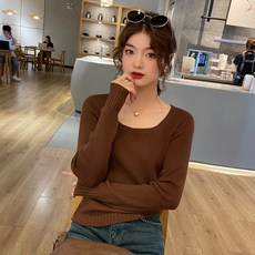 Awesomeful 女款Eidas方領針織衫 A26SPKN121912