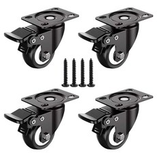 EMPIRE 聚氨酯腳輪 平板 煞車輪 Z6, 4個