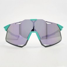 100% Hypercraft 太陽眼鏡 60000-00017, 柔和觸感薄荷綠(鏡框), 超級薰衣草(鏡面鏡片), 1個