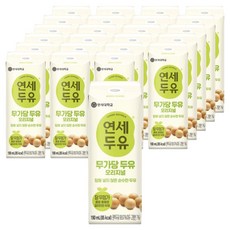 연세두유 무첨가 두유 오리지널, 190ml, 24개
