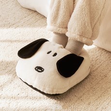 rooM.D 史努比暖腳器 按摩器 USB溫熱暖腳寶, 白色, RD-08