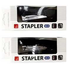 misoro 33S 釘書機, 黑色 + 銀色, 2個