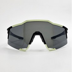 100% Speedcraft 太陽眼鏡 60007-00025, 柔軟觸感光澤(鏡框), 黑色(鏡面鏡片), 1個