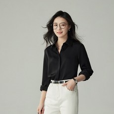 LUNA GIRL 女款Venteon隱藏鈕扣襯衫 L26SPST121911