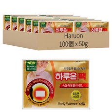 Haruon 黏貼式暖暖包 50g, 100個