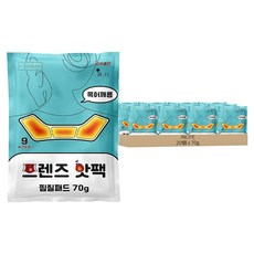 INLIFE Friends 造貼片式頸肩用暖暖包 溫熱貼 韓國製 70g, 20個