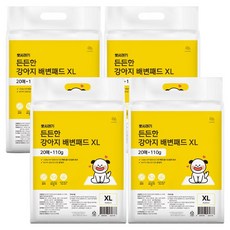 뽀시래기 강아지 든든한 배변패드, 20개입, 4개