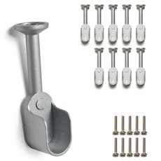 Sonjabisesang 系統衣櫃 衣桿插座 16mm, 銀色, 10個