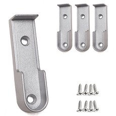 Sonjabisesang U型長掛衣桿底座 16mm, 銀色, 4個